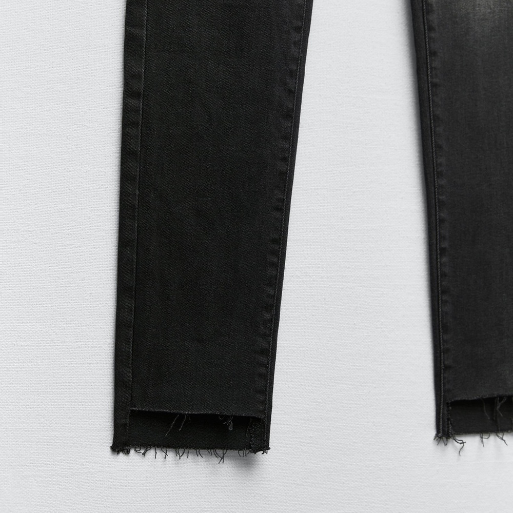 Zara Black Mid Rise Skinny Fit Z1975 - Picture 4 of 7